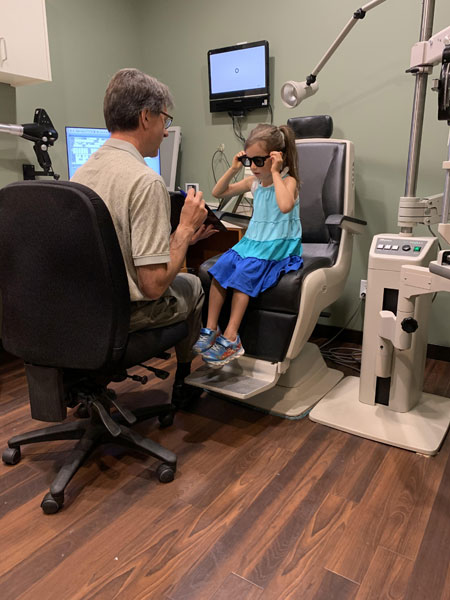 Children's Eye Exam at Summerland Optometry